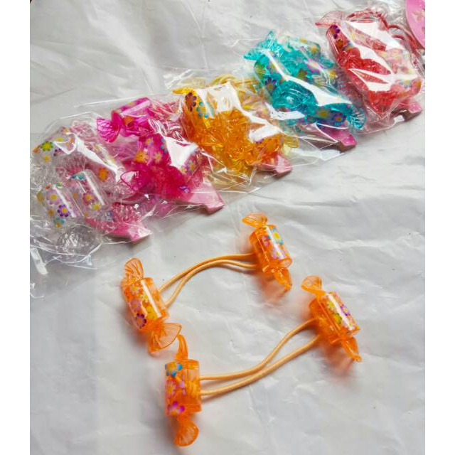 Karet rambut super 12 PCS /karet rambut pasangan 6psg