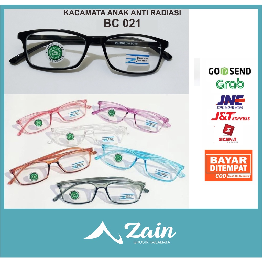 KACAMATA ANTI RADIASI BLUERAY -  Frame warna