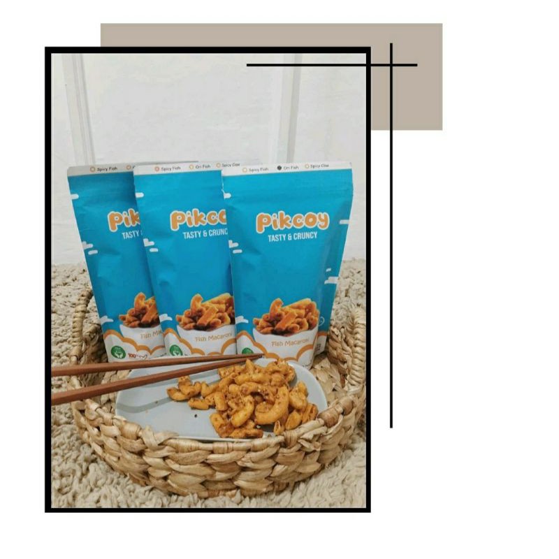 

MAKARONI PIKCOY // CEMILAN SANTAI // GURIH // CEMILAN RASA IKAN