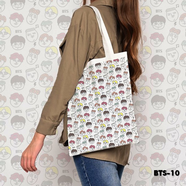 TOTE BAG BLACU MOTIF - BTS .01