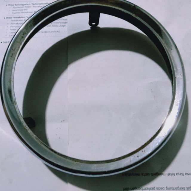 Ring lampu depan Honda GL100 bulat ori