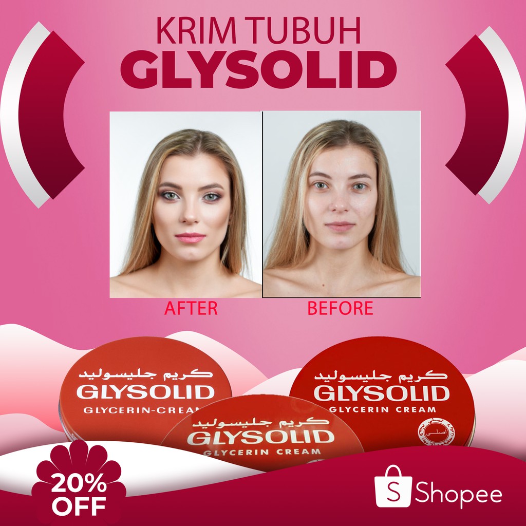 Krim Pemutih Badan Glysolid Glycerin Gliserin Spider vein glisolid pembersih serum whitening 125ml