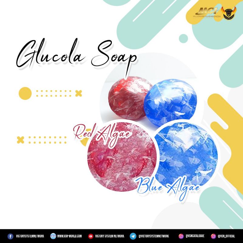 GLUCOLA SOAP RED