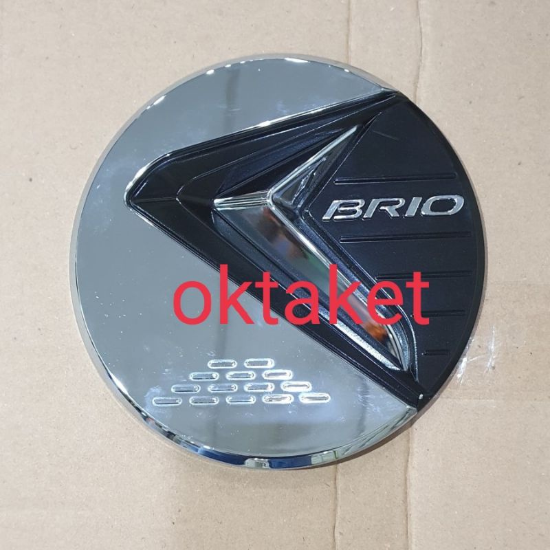 tank cover brio all new brio hitam kombinasi chrome