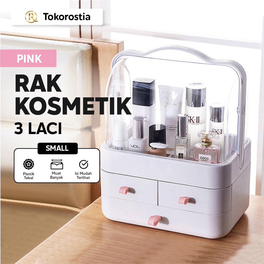 Rak Kosmetik / Kotak Kosmetik / Beauty Case / MakeUp Organizer Ukuran Normal