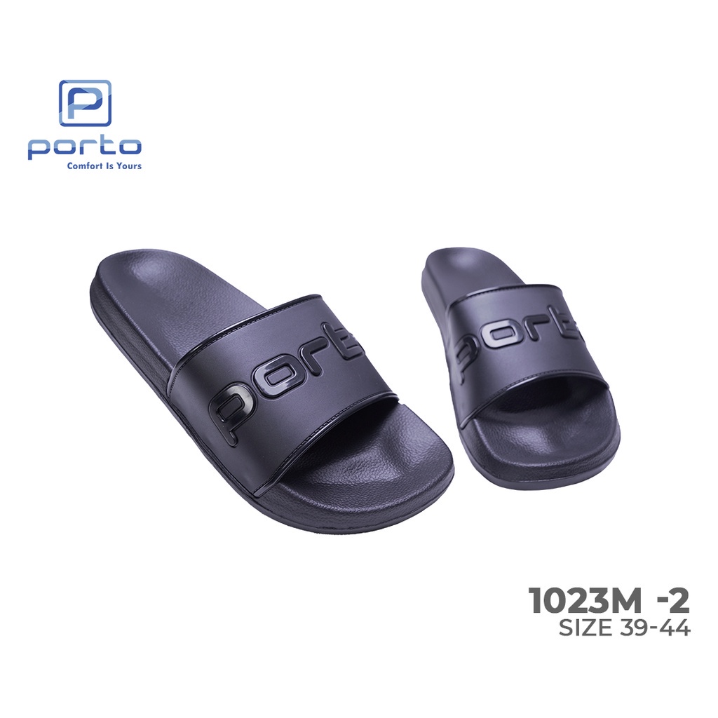 gof PORTO 1023M Sandal Pria Sandal Selop Sandal Rumah Nyaman Anti Slip Sandal slop pria Casual