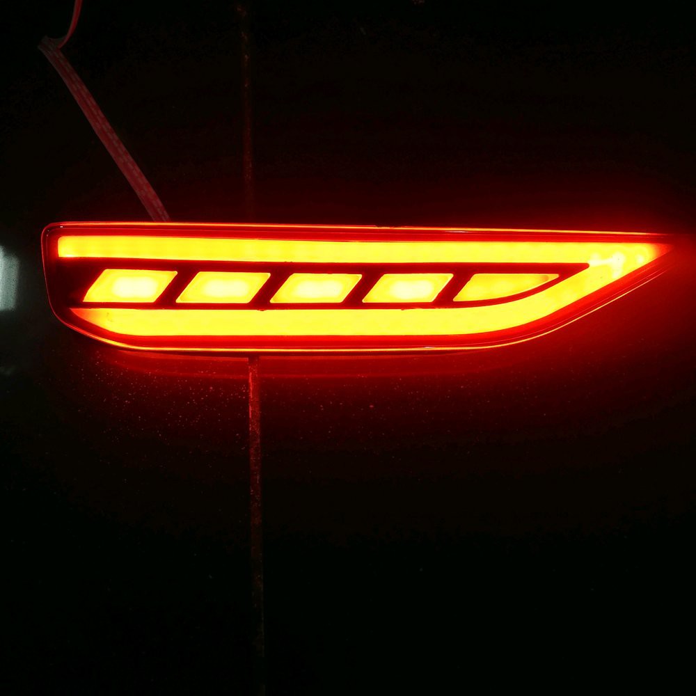 lampu reflektor bumper belakang mitsubishi xpander mata kucing led plasma cob