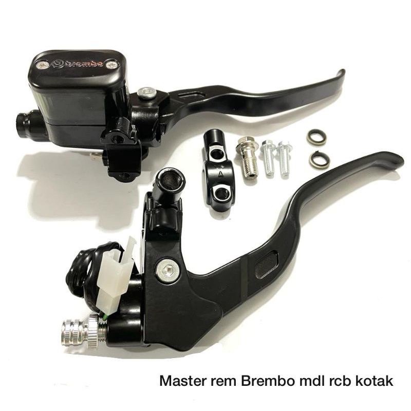 Master Rem BREMB0 Kotak Model RCB 1 Set Universal Motor , Nmax, Aerox, Xmax, Beat, Vario, Klx, Crf, Wr, Rx King, Vixion, Cbr, Cb, Xabre, Byson, Mio, Ninja, Jupiter, Vega, Force1, Fizr, MxKing, MegaPro, GlPro, Sonic, R15, R25, Zx, Dll Import Thailand