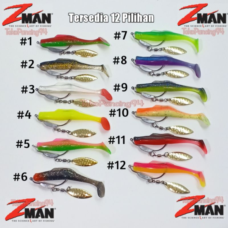SOFTLURE ZMAN replika 8CM/9g