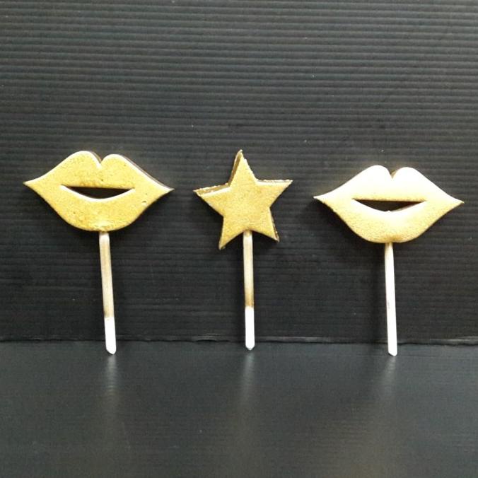 

PM TOPPER CAKE SPONS BIBIR 3S / HIASAN KUE / CUPCAKE BIBIR / PMBIBIR