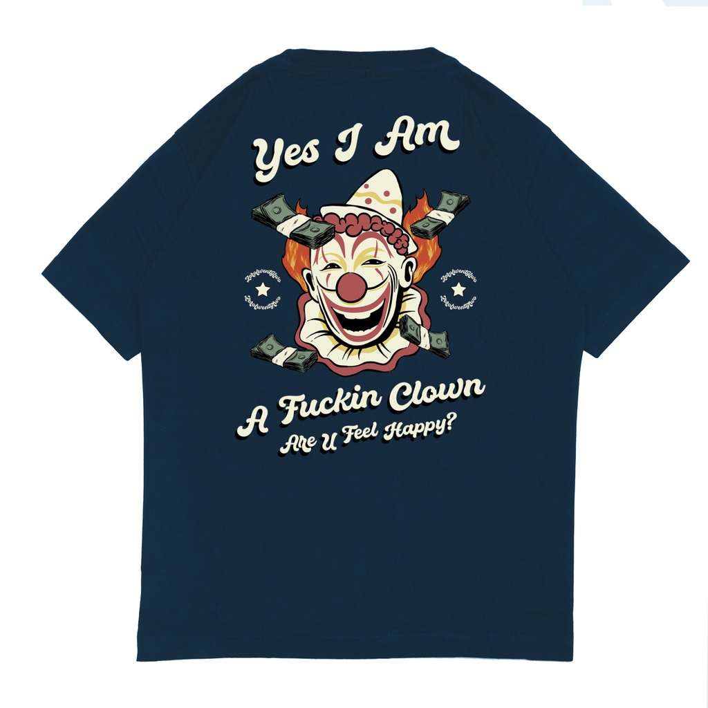 Zerotwentytwo T-Shirt I'm Your Clown Navy | Kaos Pria Badut