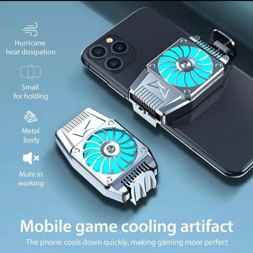 Smartphone Cooling Fan / Pendingin HP Cooler Radiator Phone Bracket Gaming H15