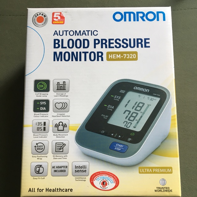 OMRON AUTOMATIC BLOOD PRESSURE HEM-7320 ALAT UKUR TENSI TEKANAN DARAH