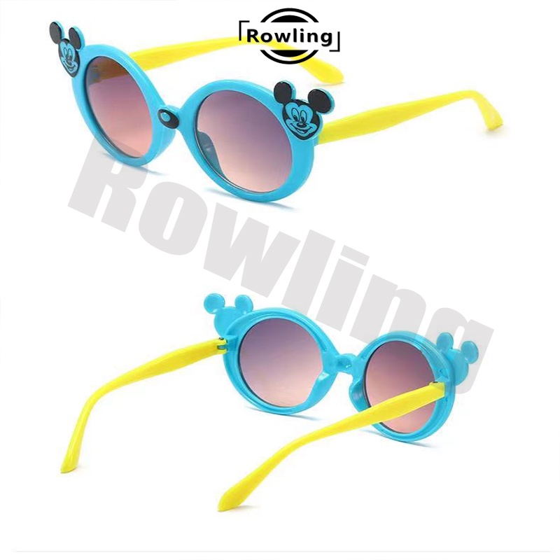 (Rowling)Kacamata Anak NewTrend/Fashion Anak Unisex Terbaru Mickey Mouse High Quality Import-2