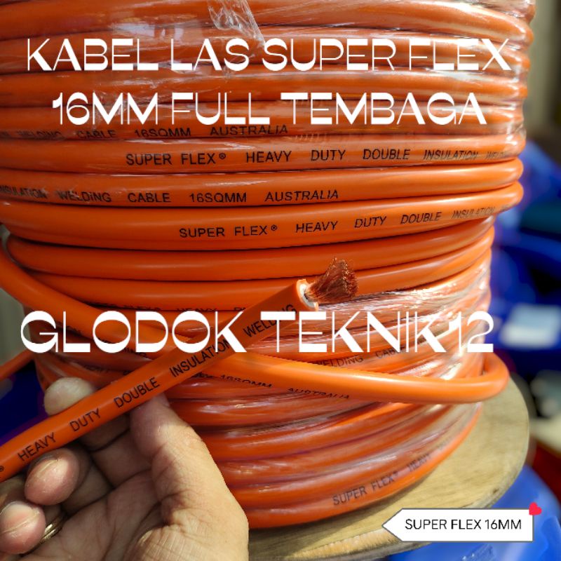 KABEL LAS SUPERFLEX AUSTRALIA 16MM FULL TEMBAGA / SUPERFLEX 16 MM