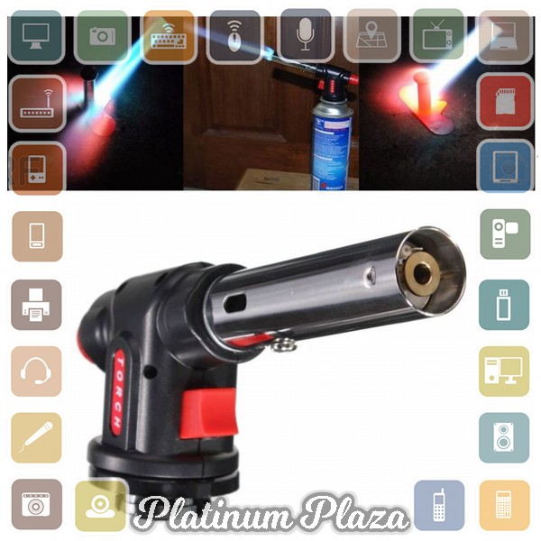 Firetric Kepala Gas Butane Multi Purpose Torch 1300 Celcius - WS-504C - Black`QWOK7A-