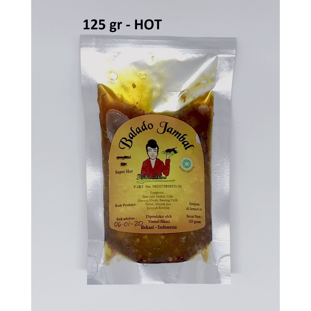 

Balado Jambal Pedas HOT 125 gr