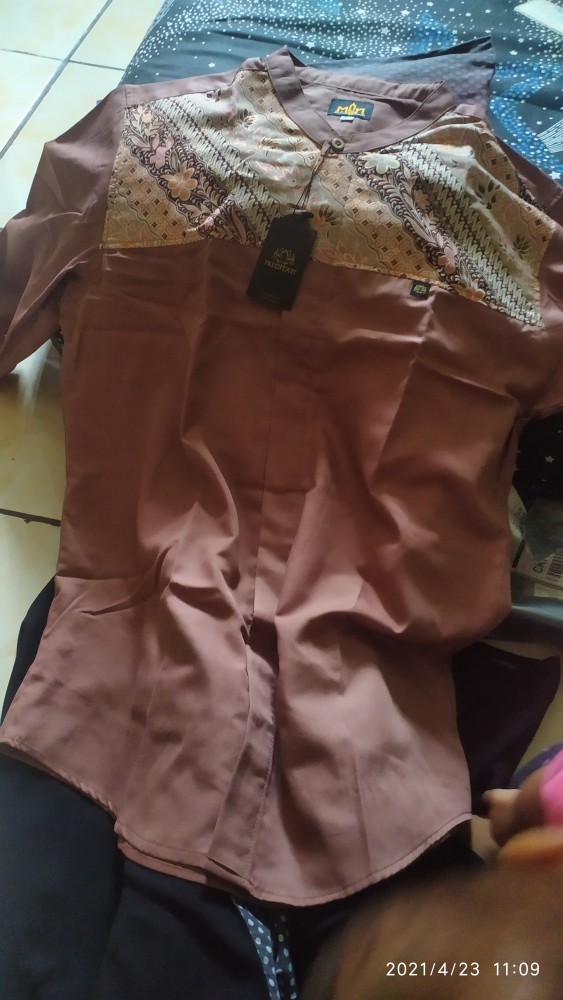 Michan - Sarimbit Raya Family Espresso(choco)/sarimbit Batik/seragam Batik Kondangan Terlaris