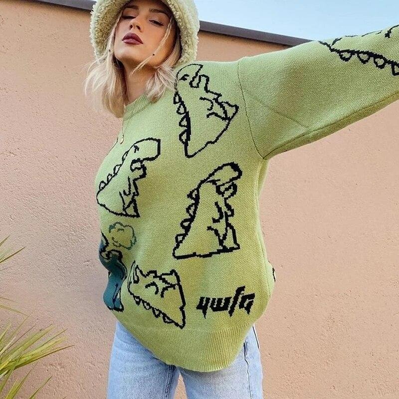 Jisoo BP dino sweater knitwear
