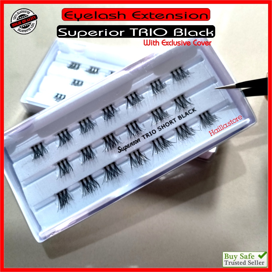 Bulu Mata Eyelash Extension TRIO Kualitas Export PREMIUM QUALITY