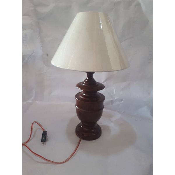 lampu meja lampu hias lampu tidur dar kayu jati