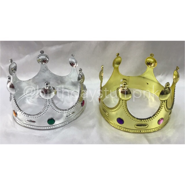 Topi Mahkota King Topi Birthday Mahkota Party Bahan Fyber Shopee Indonesia