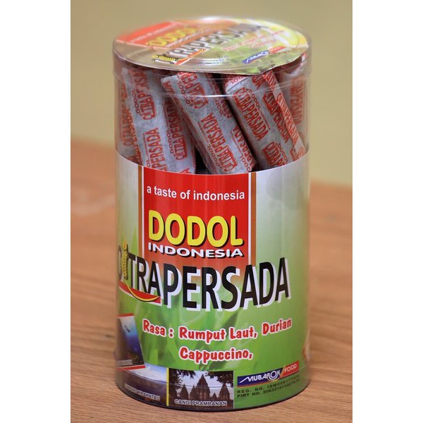 

Dodol Kudus merk Citra Persada aneka rasa- toples isi 18 pcs