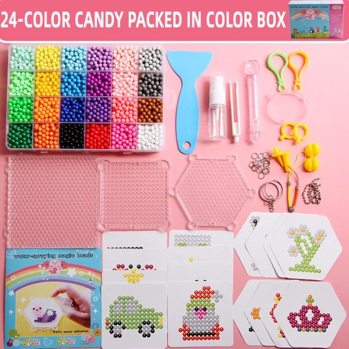 

1 Set Mainan Kreatif Edukasi Anak Aquabeads Aquabead / Beados Refill