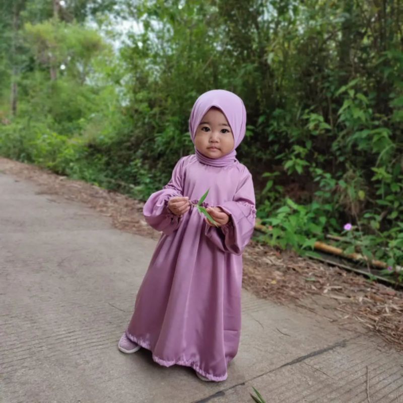 Gamis Pesta Anak Gamis Anak Perempuan Gamis Mewah Anak Gamis Satin Anak
