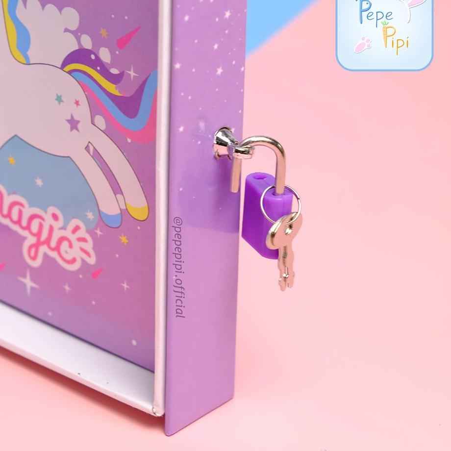 

Promo jumbo // QHDF8 Buku Diary Unicorn Note Book Dengan Kunci Gembok Tebal bisa COD //Produk Keren