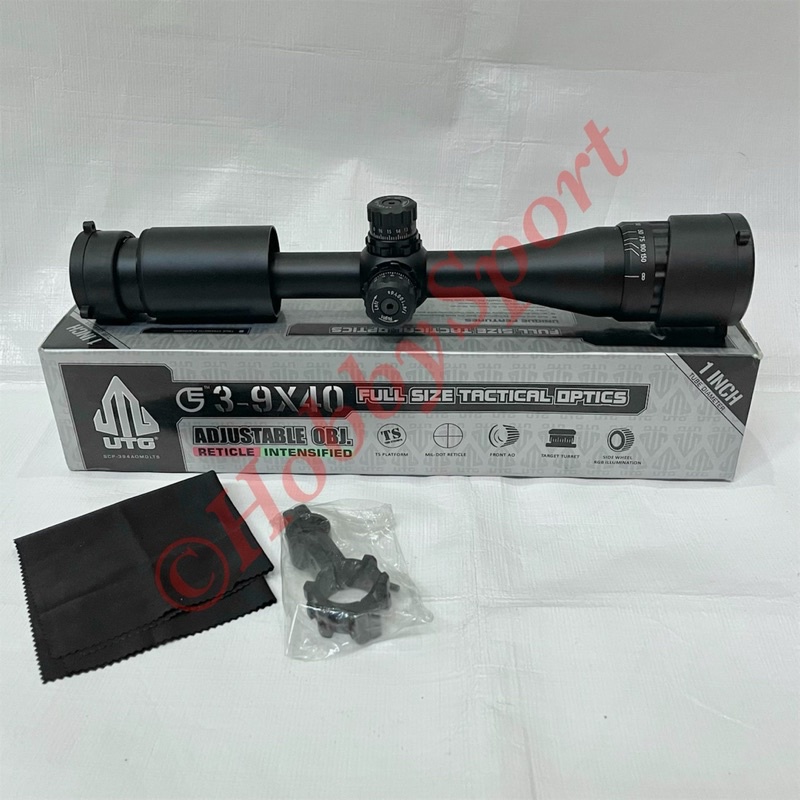 Telescope UTG 3-9x40 Teropong Teleskop Tele Scope Optics Outdoor