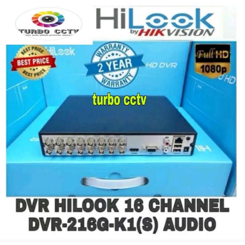 DVR Kamera Hilook By Hikvision 16CH DVR-216G-K1 1080P 2mp