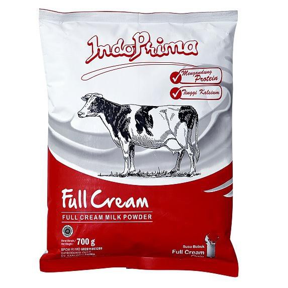 

Ad4 Bany4k,,Susu Bubuk Indoprima Full Cream (untuk penggemuk badan) ukuran 700 Gram |new Model,,,,,
