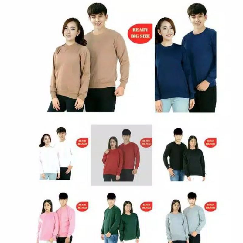 Sweater Polos Unisex Oversize