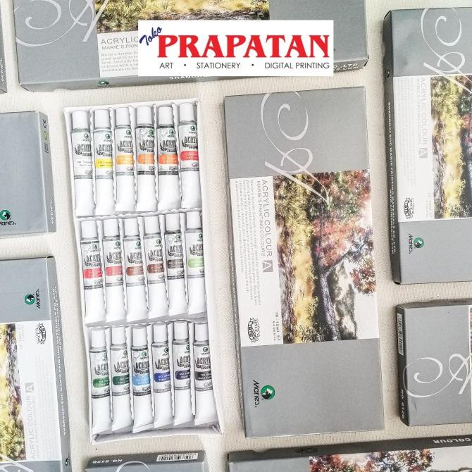 

TERBARU Maries Acrylic Color / cat akrilik set 18 warna/CAT AKRILIK SET/CAT AKRILIK SET 24 WARNA/CAT AKRILIK PASTEL/CAT AIR/CAT AIR LUKIS SET/CAT AIR GIOTTO/KUAS LUKIS 1 SET/KUAS LUKIS KECIL/KUAS LUKIS LENGKAP/KANVAS LUKIS/KANVAS LUKIS SKETSA/KANVAS LUKIS