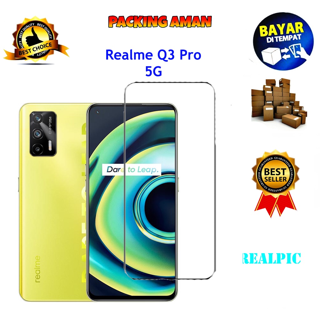 Tempered Glass Realme Q3 Pro 5G Screen Protector Anti Gores