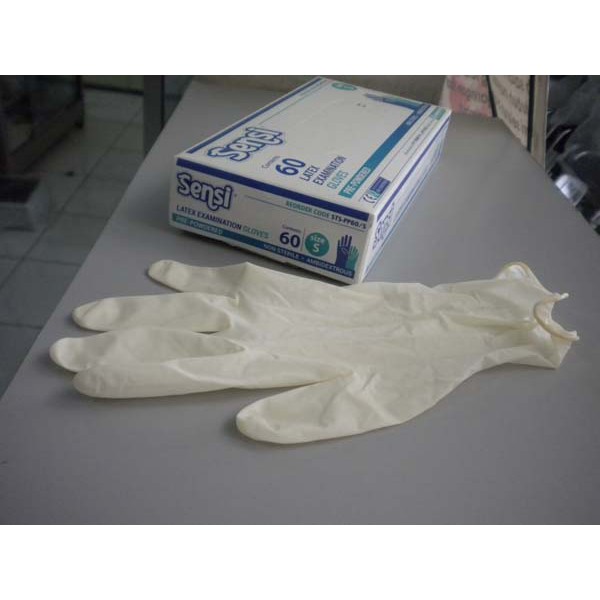 Sensi Latex Gloves Sarung Tangan Karet