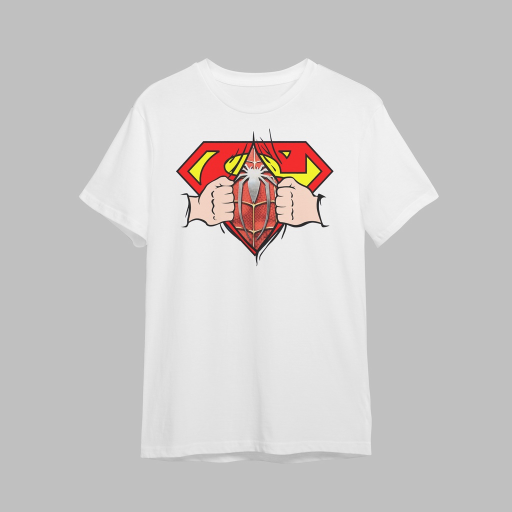 Kaos Superman/Spiderman/ Kaos dewasa/kaos anak