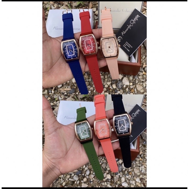JAM TANGAN WANITA TERBARU AC2847 ALEXANDRE CHRISTIE ORIGINAL