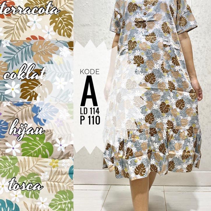 Daster rempel TAMARA katun jepang ori gold pretty girl busui bumil