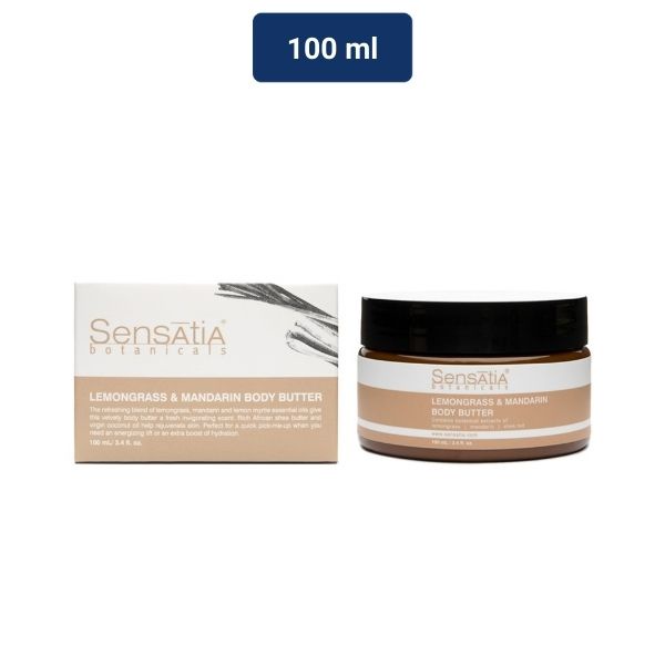 Sensatia Botanicals Lemongrass &amp; Mandarin Body Butter - 100ml