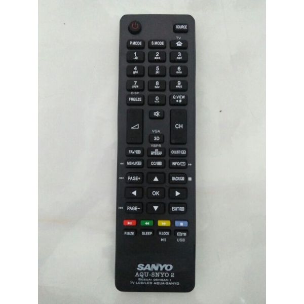 REMOT TV SANYO AQUA LED/LCD 3D