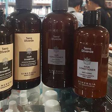 ☪ SINERGIA TERRA DIVERDE HAIR SHAMPOO KERATIN TREATMENT 500ML SHAMPO SAMPO RAMBUT RUSAK KERING RAPUH