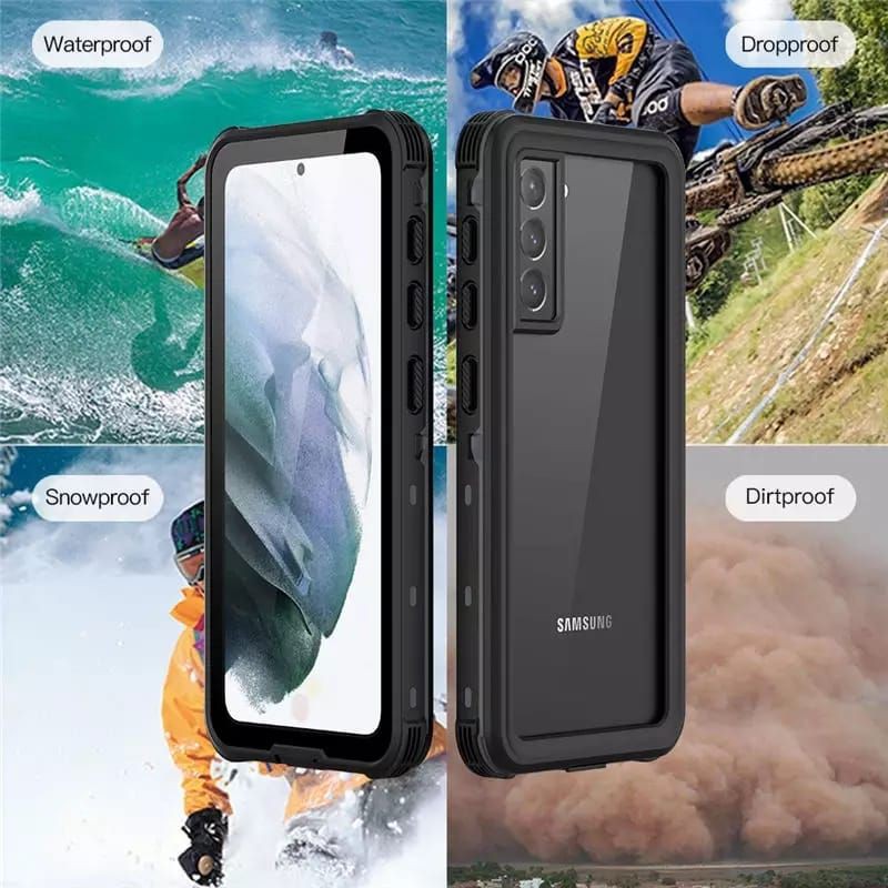 Waterproof Case Samsung Galaxy S21 Ultra S 21 Plus Biasa Water Proof Casing Anti Air Cover Sarung Or