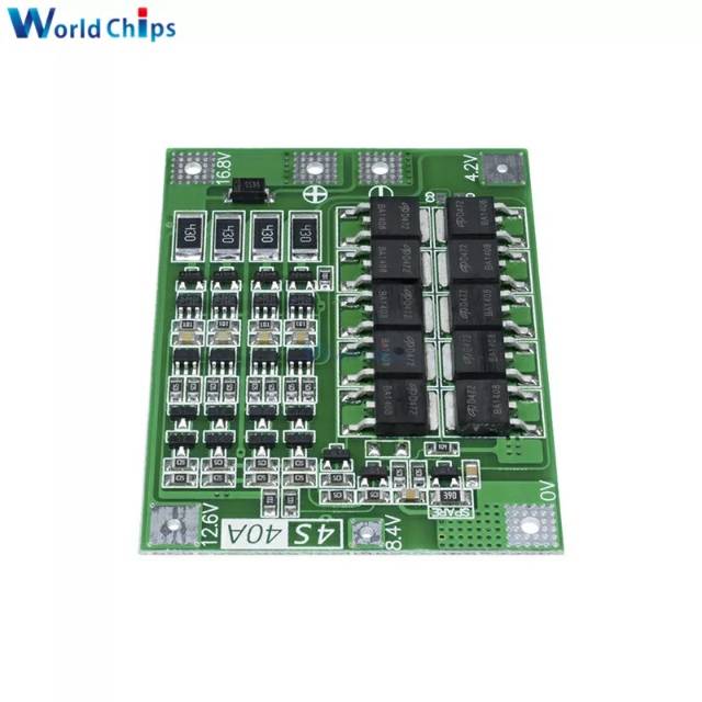 BMS 4 S 40A 14.8 V 16.8 V Li-ion Baterai Lithium 18650 Charger PCB BMS Perlindungan Papan