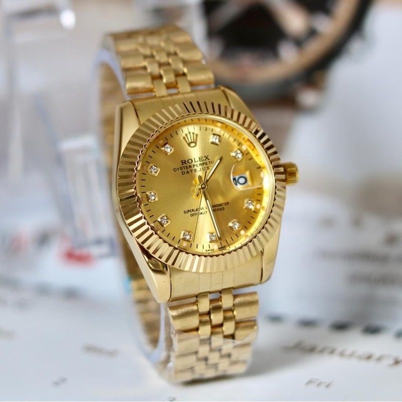 HARGA PROMO TERKEREN/ JAM TANGAN PRIA TERLARIS)JAM TANGAN ROLEX RANTAI PREMIUM