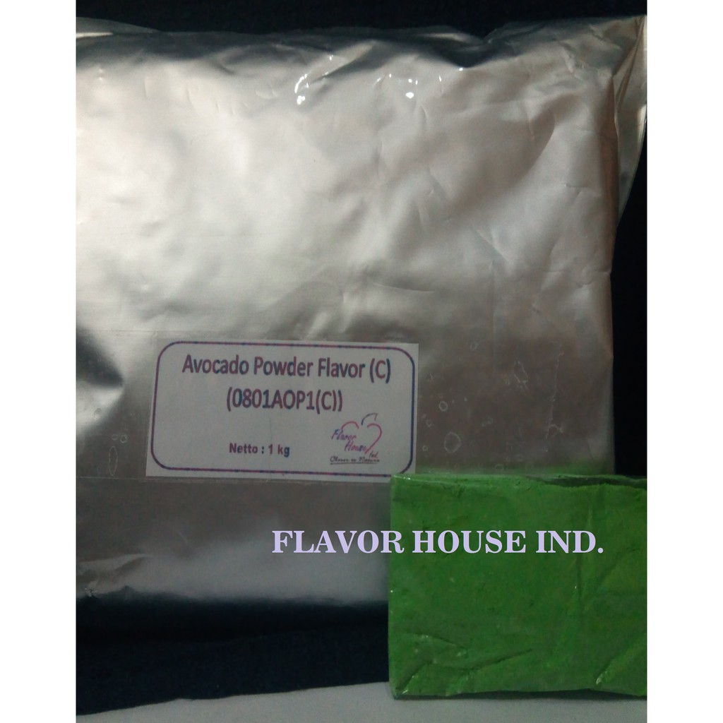 

Avocado Powder Flavor (Coloured) (pure, bubuk biang)