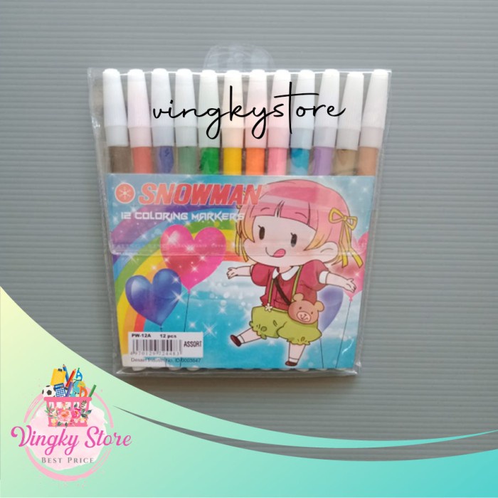 

Cuci Gudang Spidol Snowman 12 Warna Terlaris
