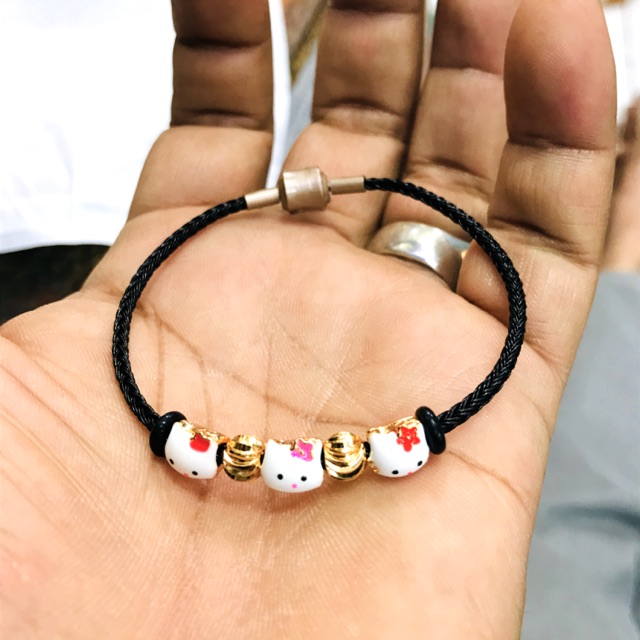 Gelang kawat anti air gelang wanita gelang pandaro gelang water proof lapis emas lucu lucu