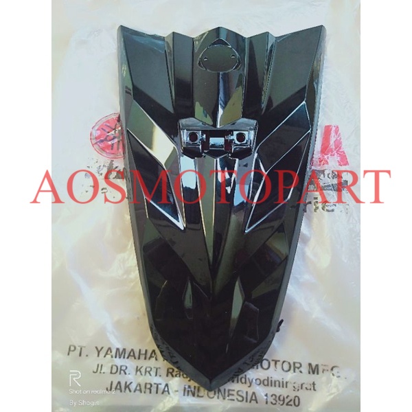 Dasi kecil bagian depan tameng depan kecil dudukan plat Mio soul gt 125 Blue Core Hitam Original